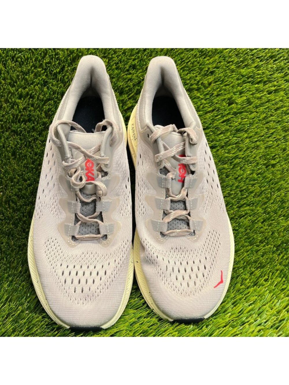 Hoka One One Kawana 2 Womens Size 9.5 Gray Red Athletic Running Shoes Sneakers - Picture 5 of 11